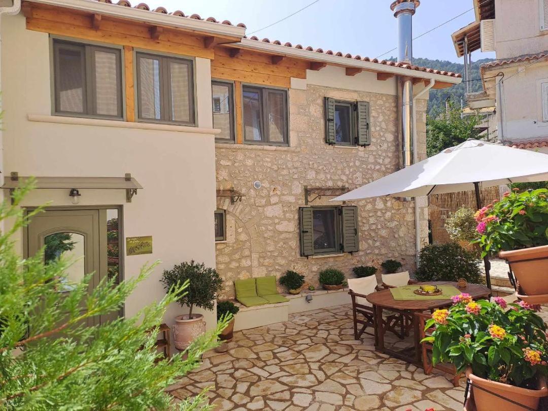 La Casa Di Bella A Tradional Stone House With Barbecue Villa Karia  ภายนอก รูปภาพ