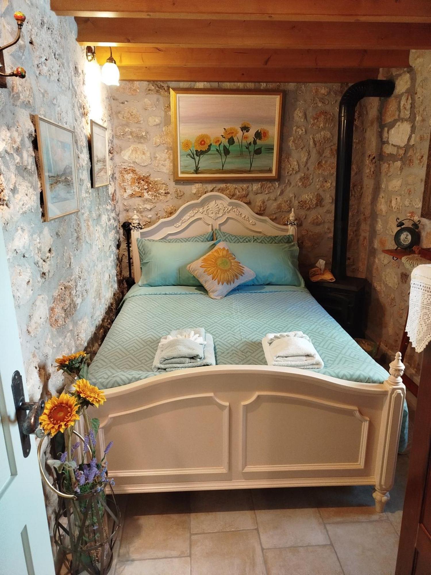 La Casa Di Bella A Tradional Stone House With Barbecue Villa Karia  ภายนอก รูปภาพ
